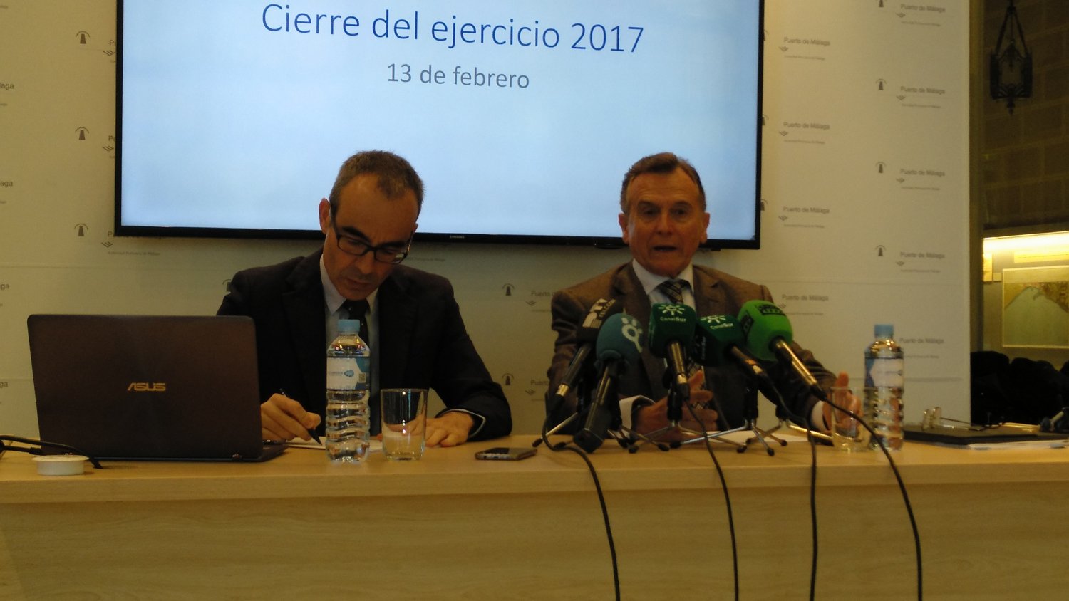 Paulino Plata, presidente de la Autoridad Portuaria de Málaga: 