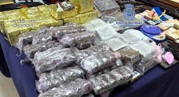La Policía Nacional intercepta un camión cargado con 551 kilogramos de hachís