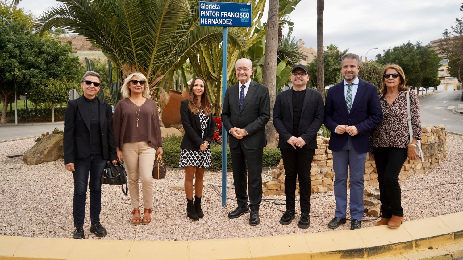 Málaga dedica una glorieta al pintor Francisco Hernández