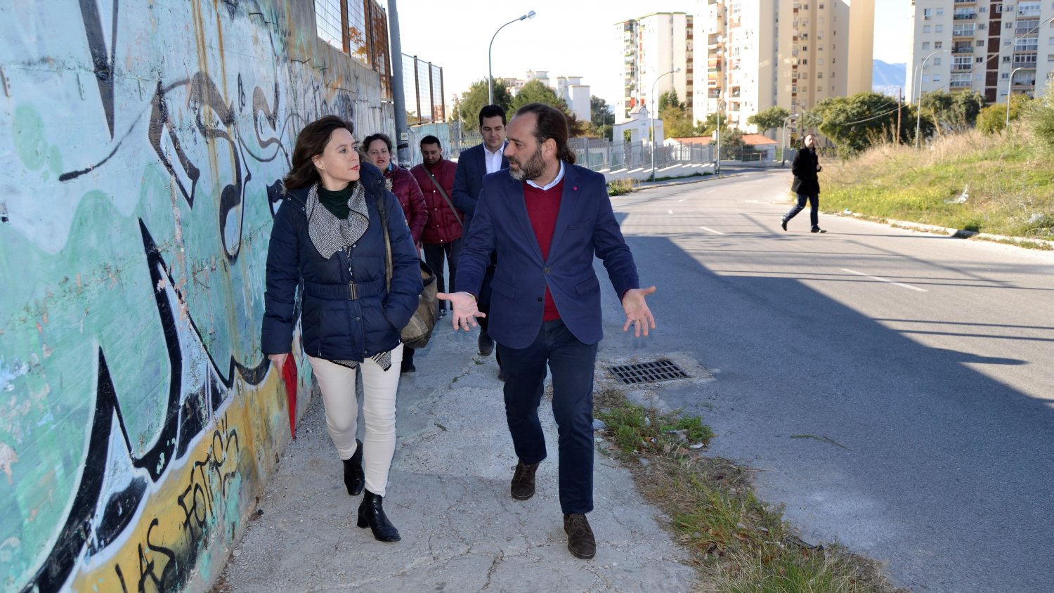 Ciudadanos propone mejorar las conexiones Teatinos-PTA y resolver los problemas de accesos al Colegio Los Olivos