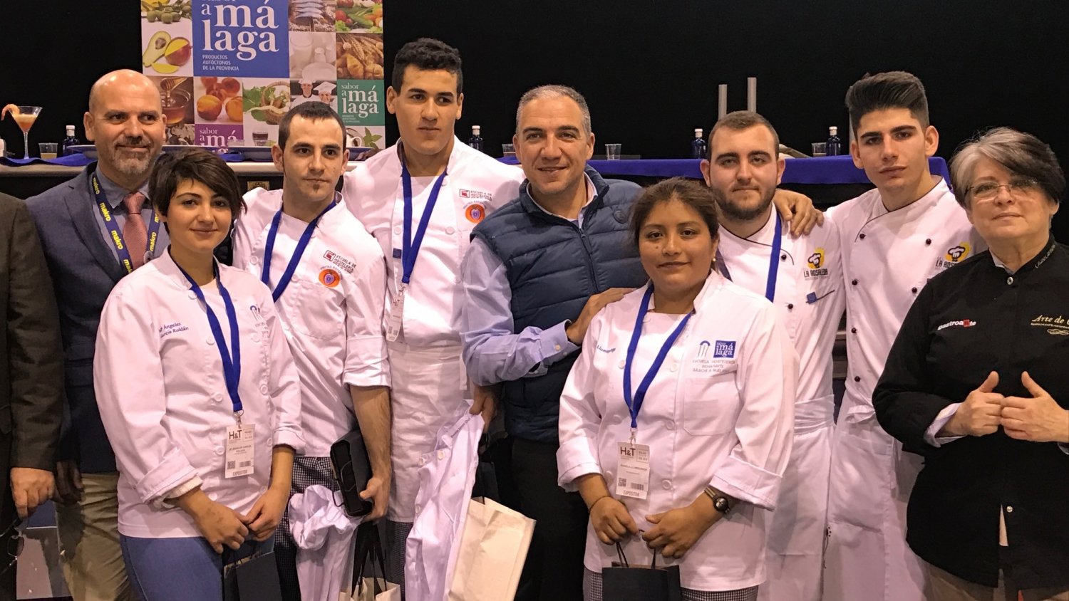 Nayin Márquez Ortiz y Francisco Ruiz Brosed, ganadores del IV Concurso Joven Chef 'Sabor a Málaga'