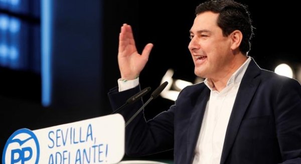 Juanma Moreno desea y espera que De La Torre repita como candidato en 2019