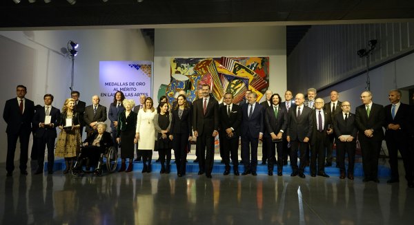 El rey Felipe VI desea una alianza duradera entre el Centre Pompidou y Málaga