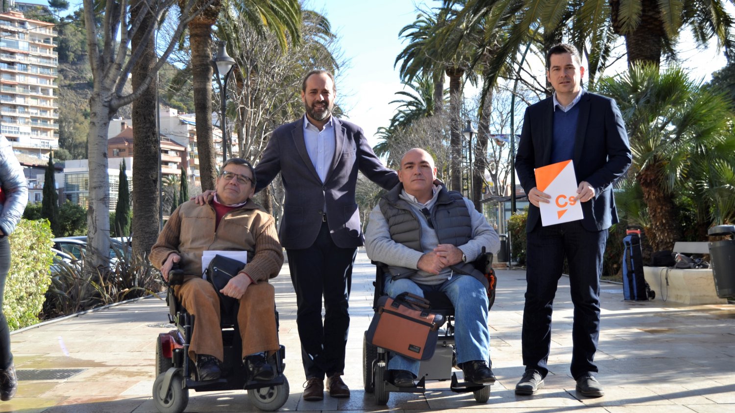 Ciudadanos pide un protocolo para que las personas con discapacidad puedan disfrutar de los grandes eventos de Málaga