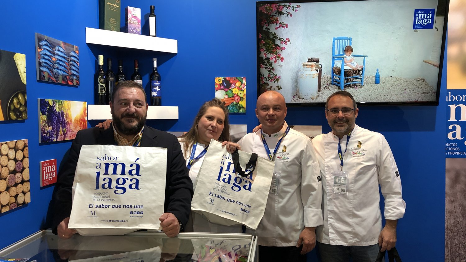 AOVE, vinos y panes de la provincia se promocionan en Madrid Fusión de la mano de 'Sabor a Málaga'