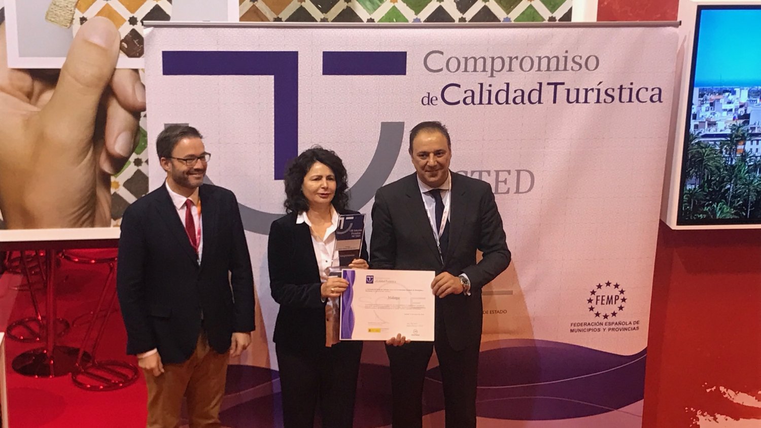 Málaga recibe el premio al mejor destino del Sistema Integral de Calidad Turística