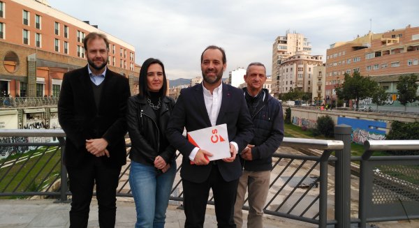 Ciudadanos reclama que Junta y Ayuntamiento lleguen a un acuerdo para limpiar los cauces de Málaga
