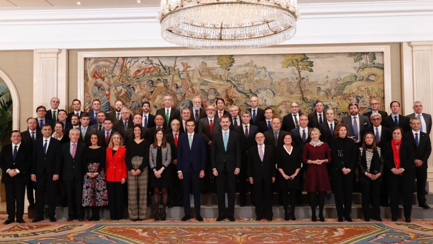 La Federación Andaluza y la Asociación Malagueña de Transporte, recibidos por Felipe VI como miembro de CONFEBUS