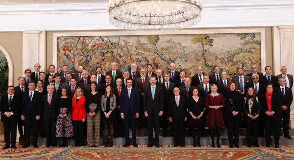 La Federación Andaluza y la Asociación Malagueña de Transporte, recibidos por Felipe VI como miembro de CONFEBUS