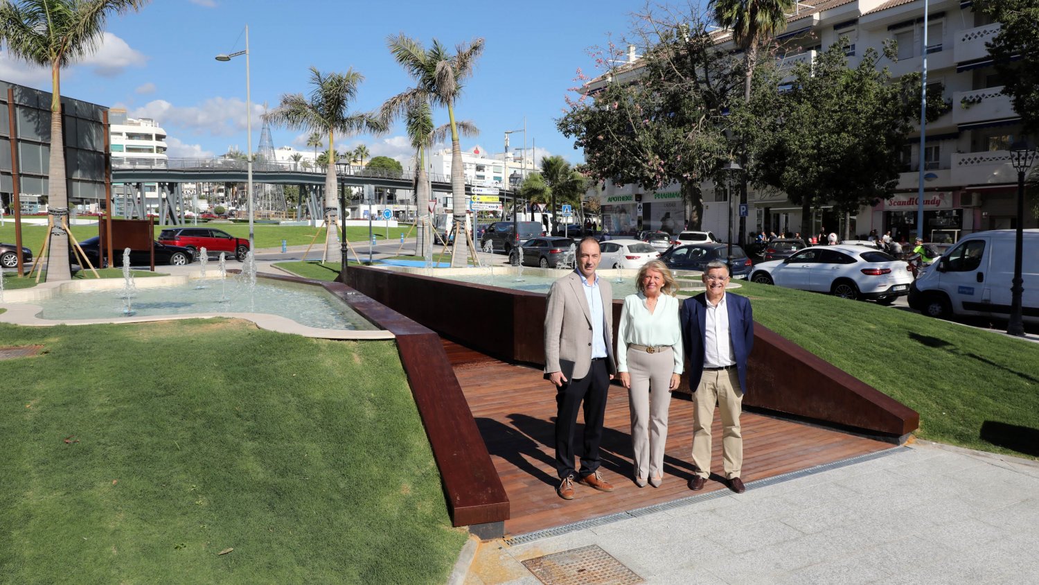 La avenida del Mediterráneo de San Pedro Alcántara estrena un nuevo parque