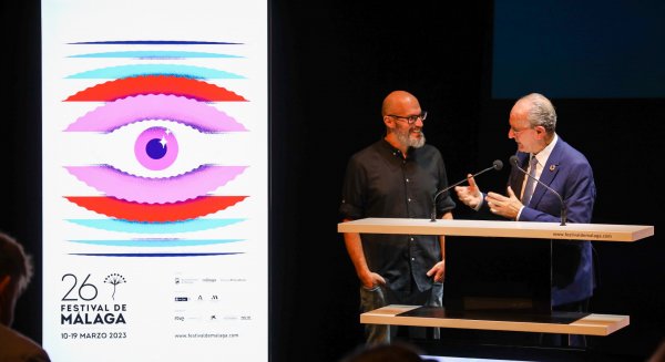 El Festival de Cine de Málaga presenta su nuevo cartel emblemático, obra de Adrián Miranda
