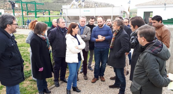 Medio Ambiente invierte alrededor de 3 millones de euros en la depuradora y la agrupación de vertidos de Teba