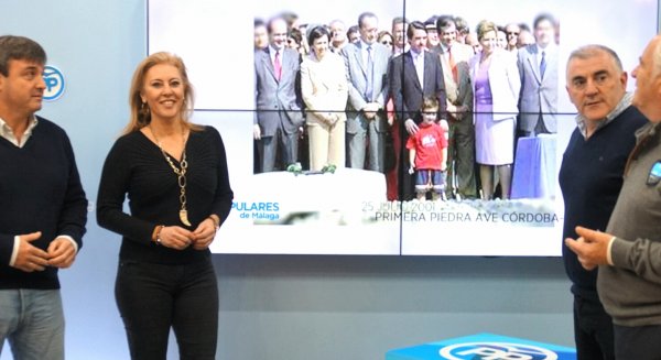 El PP destaca que la historia del AVE es “la historia del éxito de Málaga”