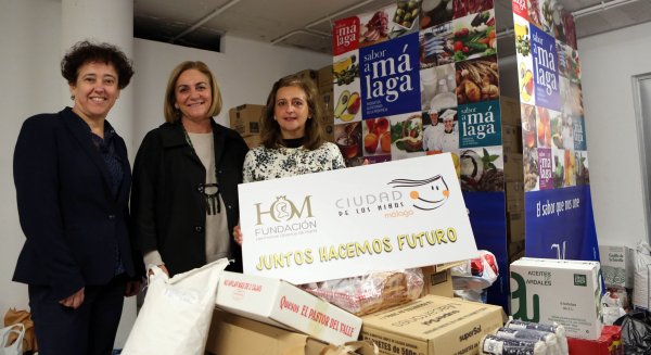 La Diputación muestra su lado más solidario con las familias necesitadas de Málaga