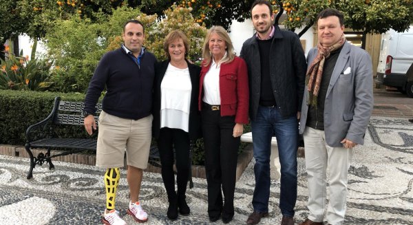 Marbella y la Federación Internacional de Tenis trabajan sobre el terreno en los preparativos para la Copa Davis