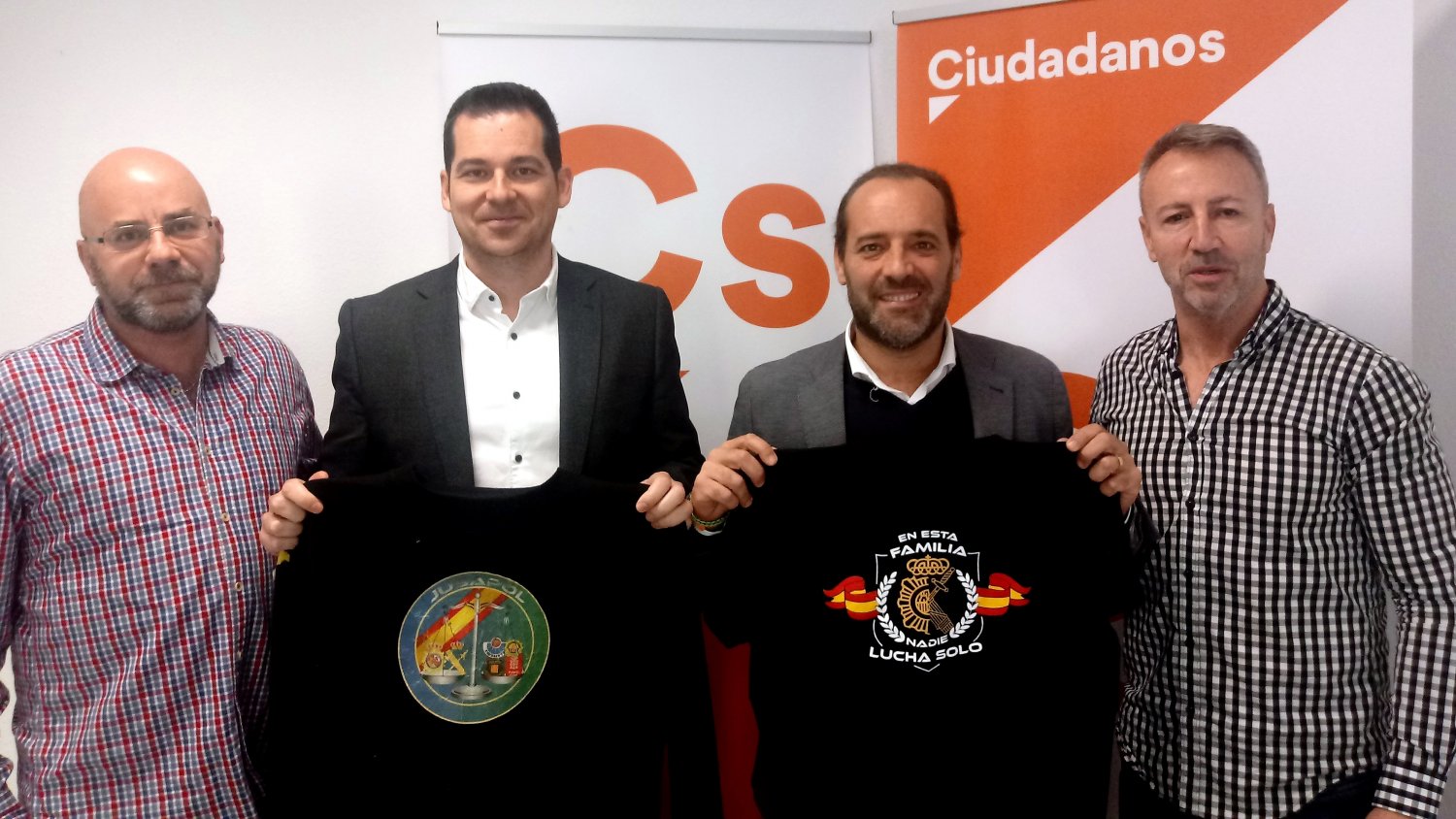 Ciudadanos llevará al pleno la equiparación salarial de policías y guardias civiles con los cuerpos autonómicos