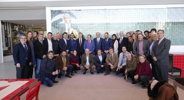 Los periodistas deportivos de Málaga asociados reciben los primeros carnés acreditativos
