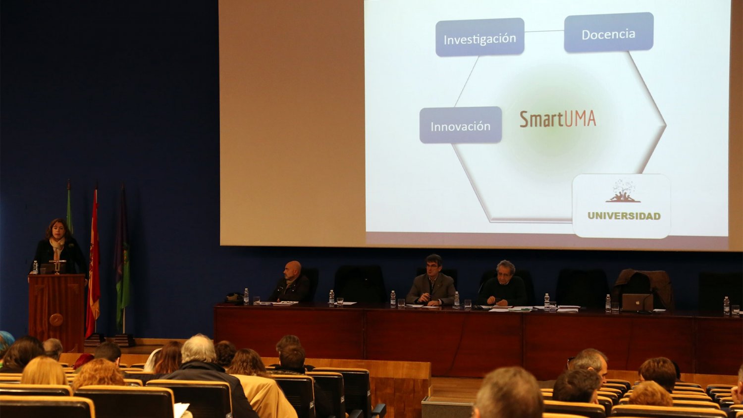 La UMA presenta en el Claustro un campus sostenible, inteligente y tecnológico