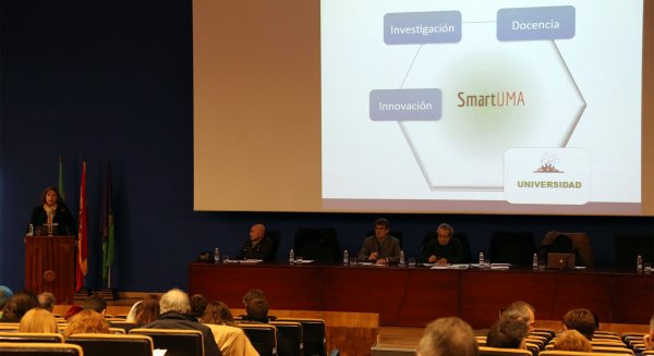 La UMA presenta en el Claustro un campus sostenible, inteligente y tecnológico