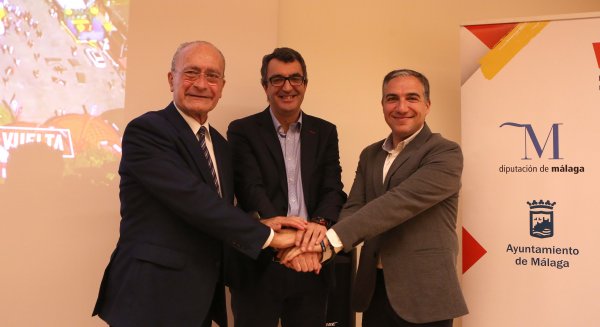Cultura, deporte y arte marcan la salida oficial de La Vuelta 2018 desde el Centre Pompidou de Málaga