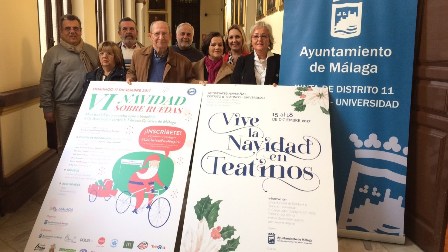 Decenas de propuestas navideñas para los vecinos del distrito Teatinos-Universidad