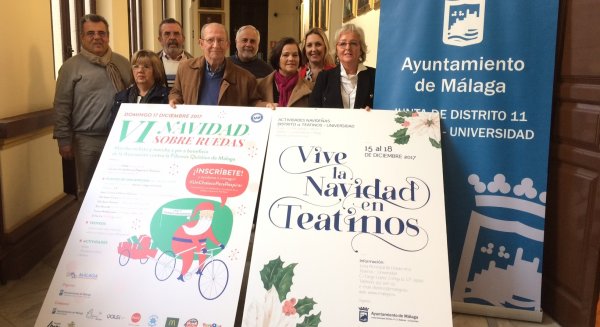 Decenas de propuestas navideñas para los vecinos del distrito Teatinos-Universidad