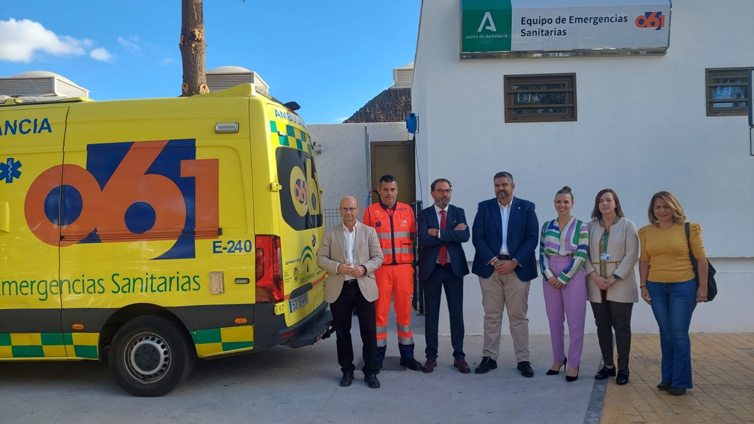 Salud pone en marcha una nueva base asistencial del 061 en Mijas