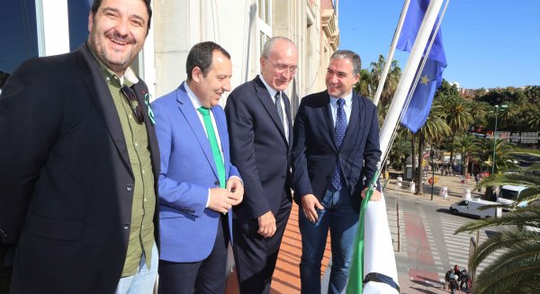 La Diputación conmemora el 4 de diciembre con la izada de la bandera de Andalucía