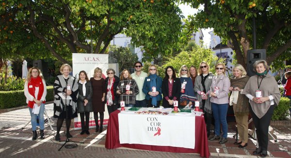 Marbella respalda a la asociación Concordia en la conmemoración del Día Internacional de la Lucha contra el Sida