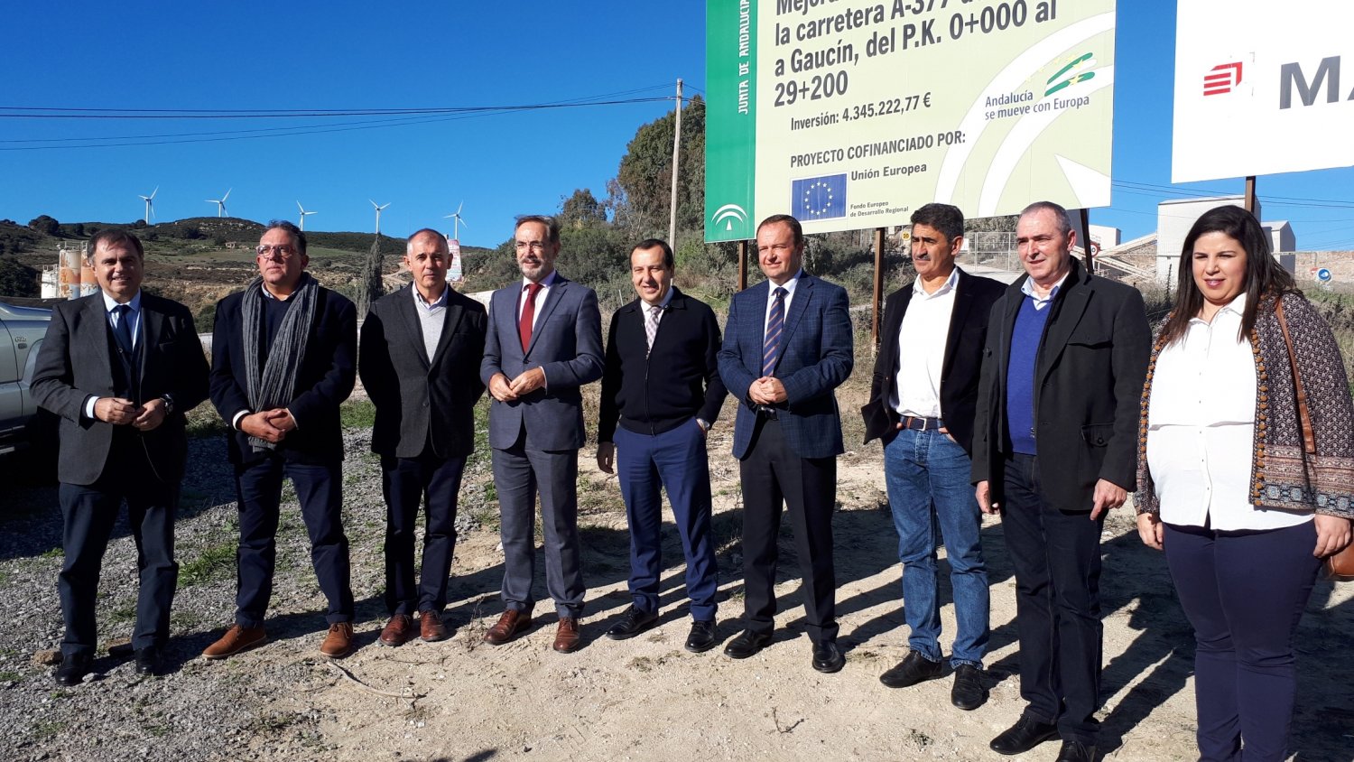 Serranía de Ronda y Costa del Sol mejoran su conexión en el arreglo de la carretera Gaucín-Manilva