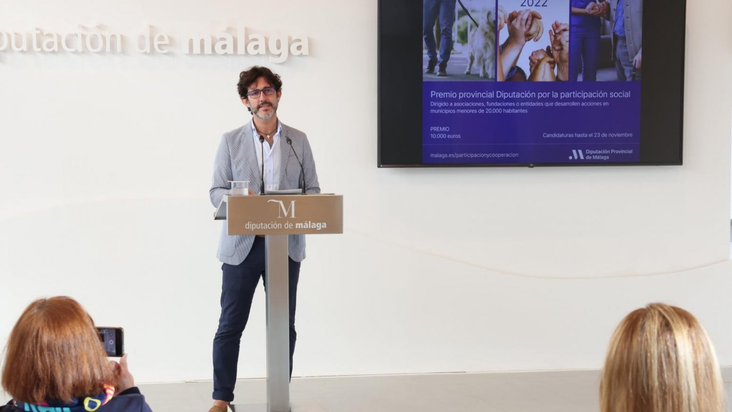 Diputación convoca la primera edición del premio provincial por la Participación Social