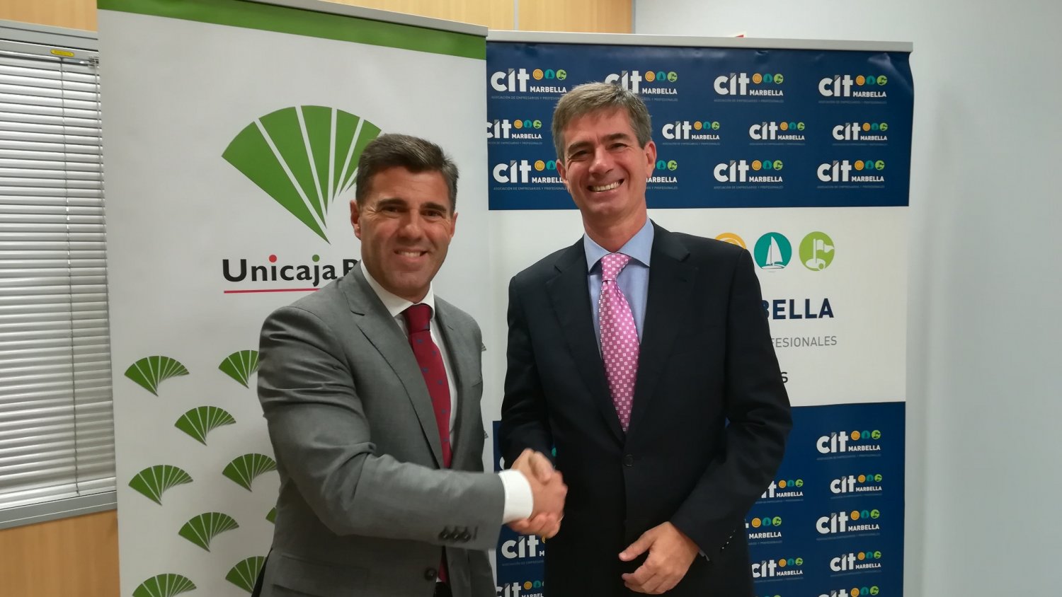Unicaja Banco apoya un año más a los cerca de 500 empresarios asociados a CIT Marbella
