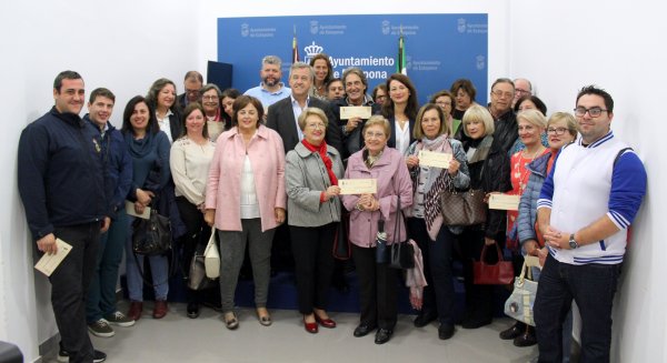 Estepona entrega más de 70.000 euros a 17 colectivos sociales por los proyectos realizados en 2017
