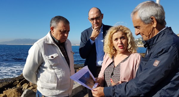 Málaga Para la Gente exige protección sobre el fondo marino del roquedal de los Baños del Carmen