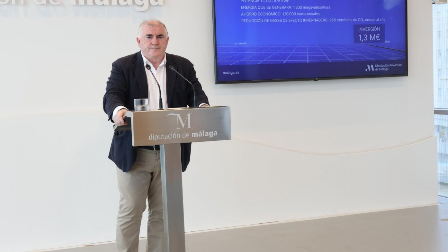 Diputación instalará 2.000 paneles fotovoltaicos que ahorrarán casi la mitad de su consumo eléctrico