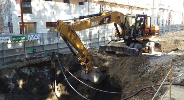 Día 1 en la excavación del túnel del Metro Málaga en la Alameda Principal