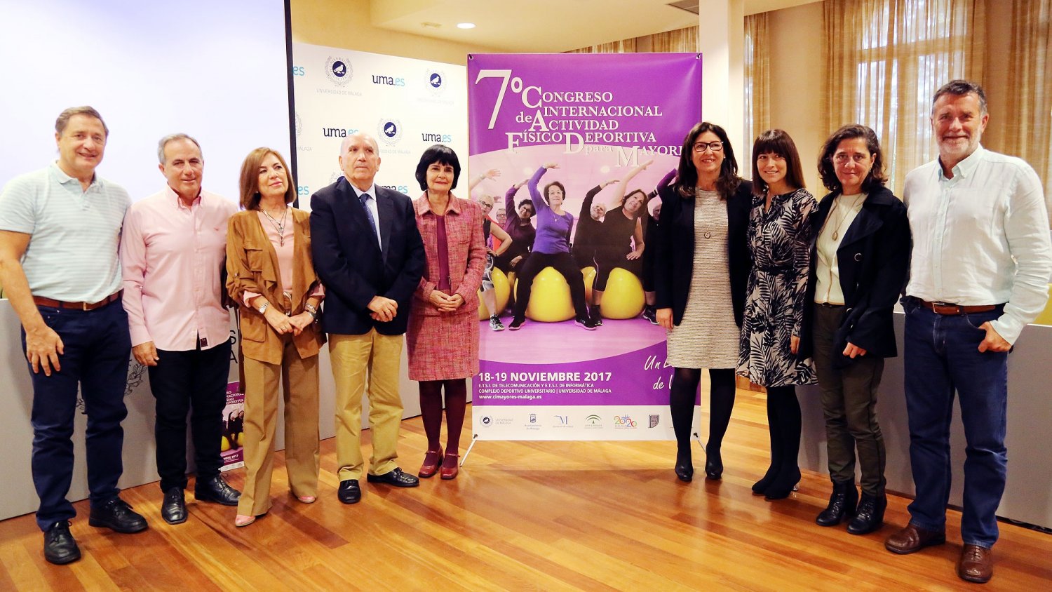 La Universidad de Málaga promueve la actividad físico deportiva para mayores