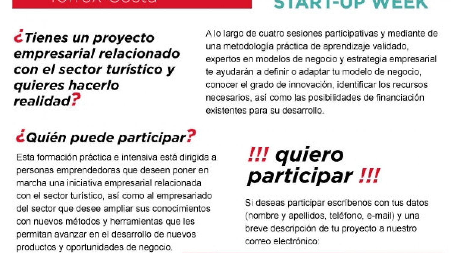 Torrox, sede para la creación e impulso de empresas turísticas