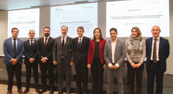 Unicaja y el ECIE analizan la conexión del sistema educativo y la empresa