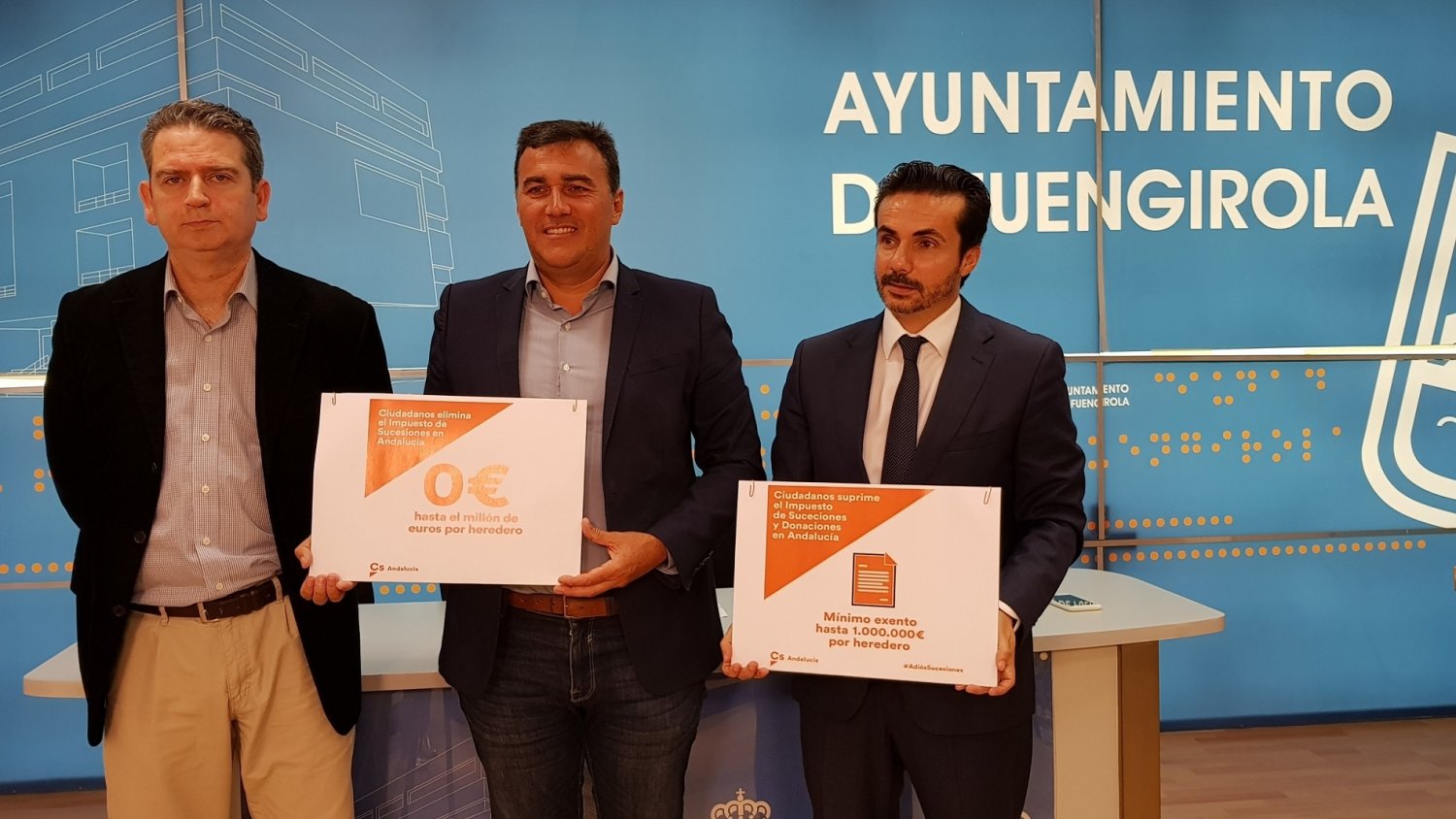 Cs certifica en Fuengirola que el impuesto de sucesiones ha dejado de ser una preocupación para los andaluces