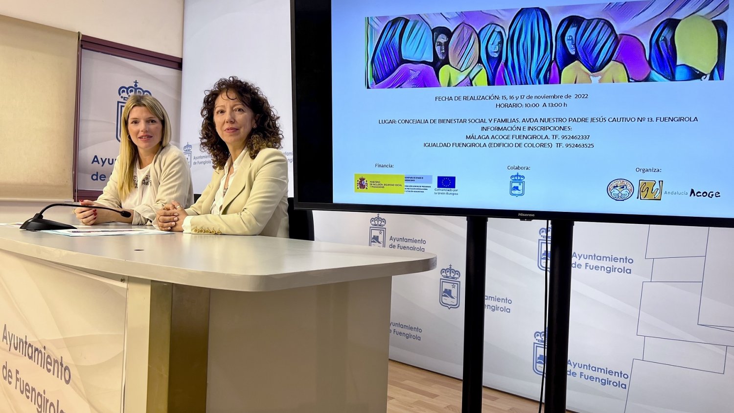 Fuengirola y Málaga Acoge impulsan unas jornadas para mujeres sobre prevención de violencias machistas