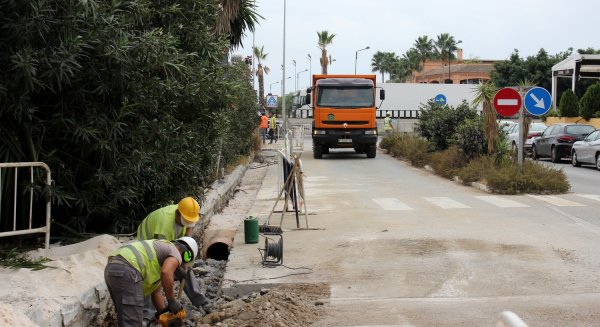 Estepona avanza en su Plan Director de Alcantarillado con la ejecución de tres nuevas obras que evitarán inundaciones