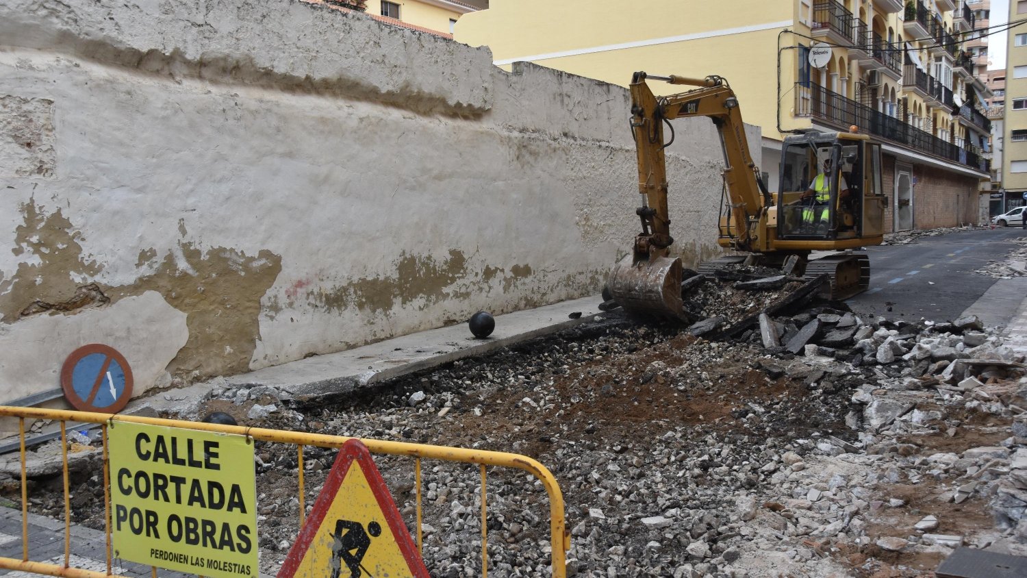 Comienzan las obras de remodelación integral de calle Ollerías de Fuengirola