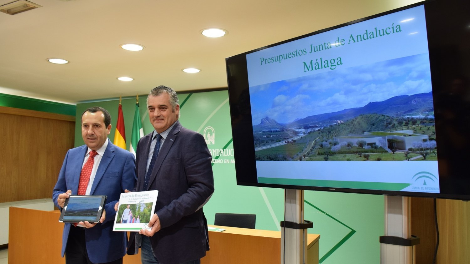 La Junta de Andalucía presenta en Málaga unos presupuestos sociales y de mejora de los servicios públicos