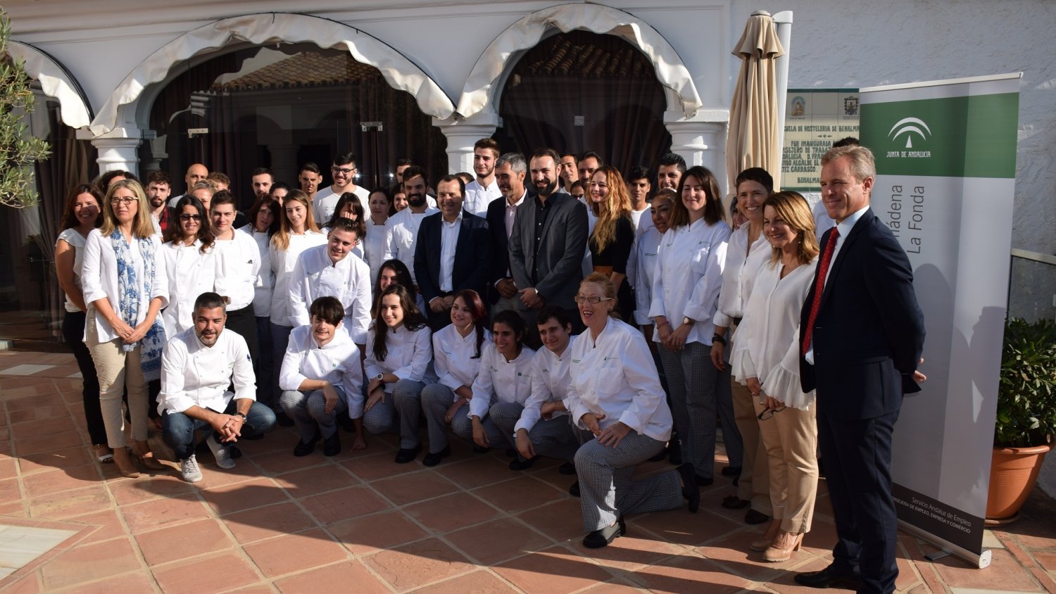 Los 45 alumnos de la Escuela de Hostelería de la Fonda en Benalmádena culminan el inicio de clases