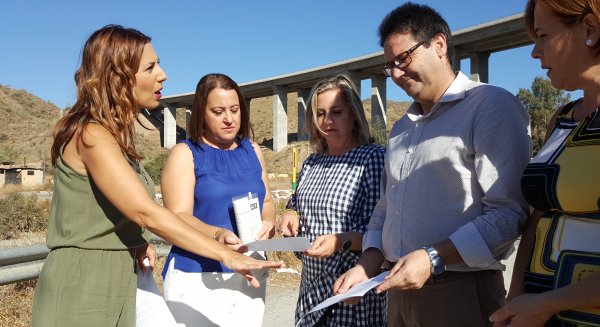 El PSOE exige a Fomento que ponga pantallas para mejorar la seguridad de los vecinos del viaducto de Totalán en la A7