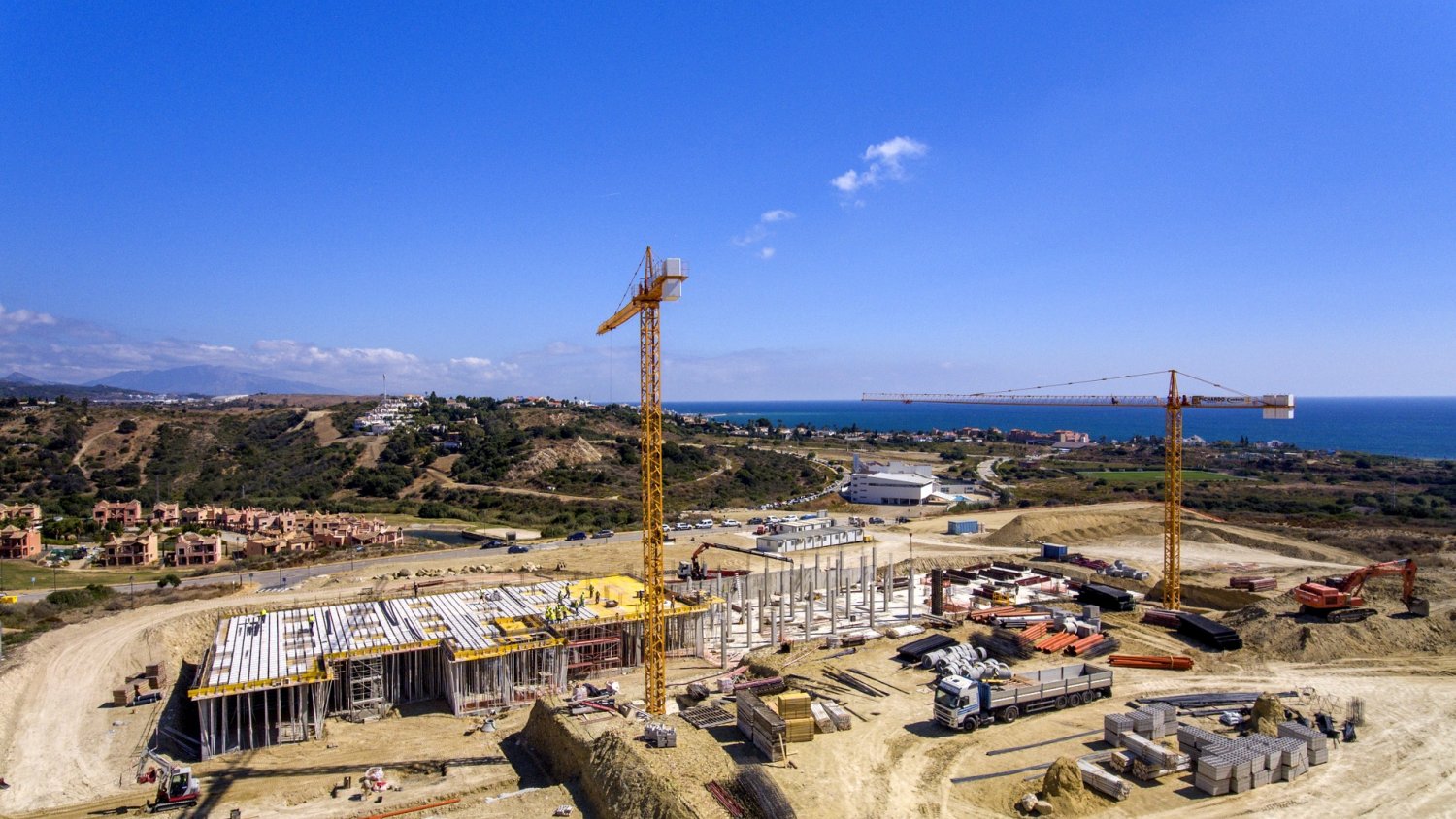 Estepona abona 500.000 euros de las obras del Hospital en los tres primeros meses de ejecución