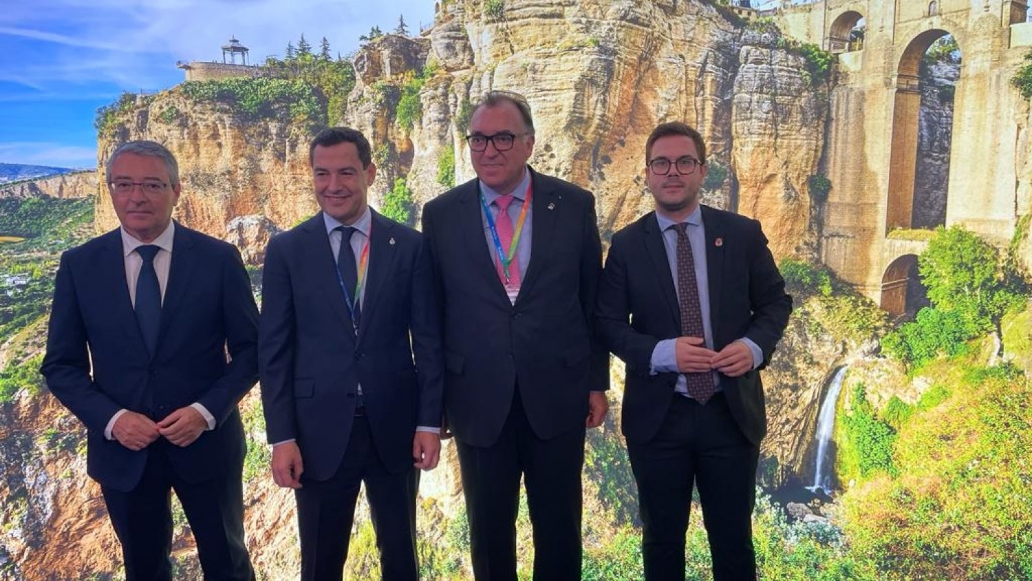 Ronda avanza en el proyecto del desfiladero del Tajo en la World Travel Market de Londres