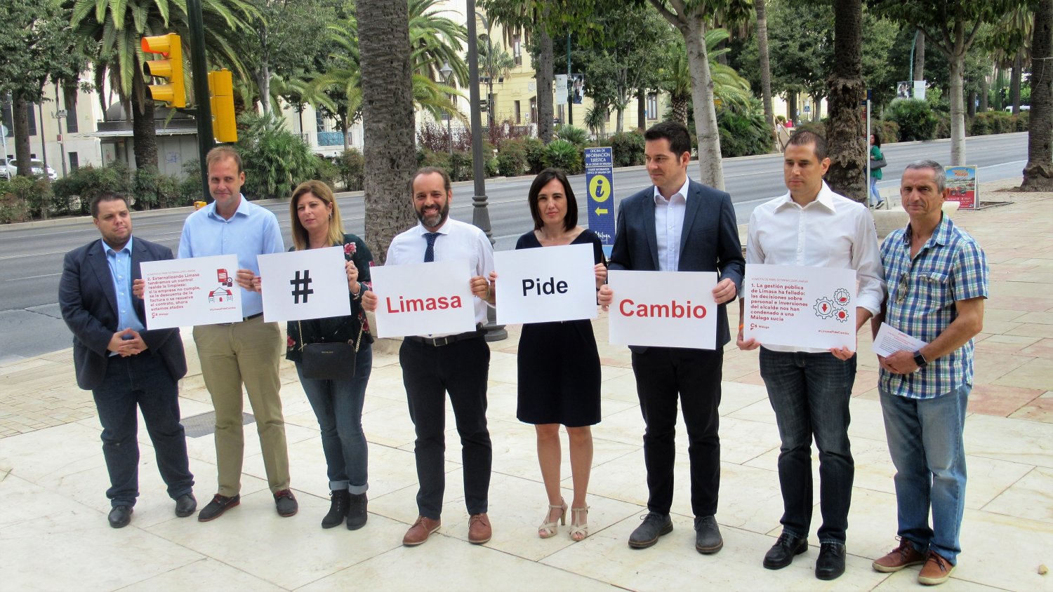 Ciudadanos tiende la mano a De la Torre para externalizar Limasa y activa una campaña con 10 motivos