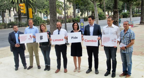 Ciudadanos tiende la mano a De la Torre para externalizar Limasa y activa una campaña con 10 motivos